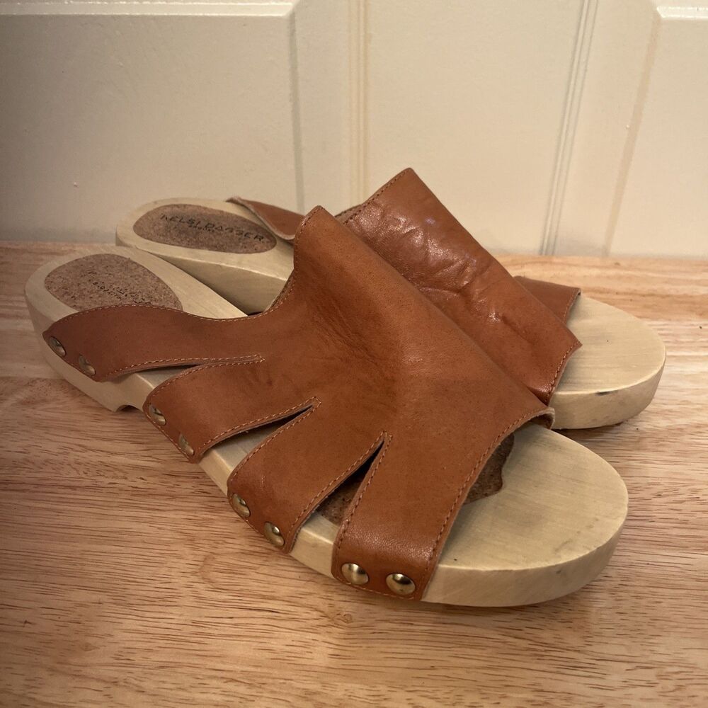 Kelsi Dagger Brooklyn Saddle Women's Garden Clog Slide Sandals US Size 9.5